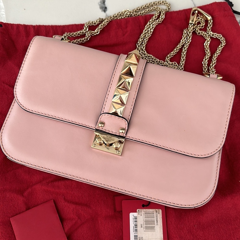 Valentino Rockstud Medium Leather Shoulder bag - Picture 6 of 14